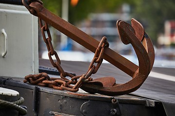 Image showing Old Rusty Anchor