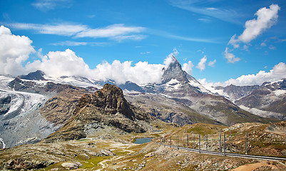 Image showing Gornergrat Zermatt, Switzerland, Matterhorn