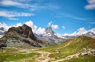 Image showing Gornergrat Zermatt, Switzerland, Matterhorn