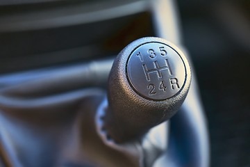 Image showing Manual gear stick