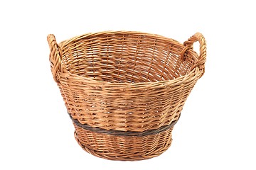 Image showing Simple basket on white