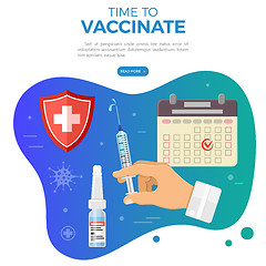 Image showing Vaccination, Diabetes, Immunization banner