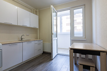 Image showing Interior of a small kitchen for rent