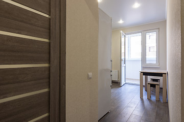 Image showing Access to the kitchen in a studio apartment