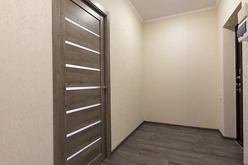 Image showing Empty corridor in the apartment at the front door