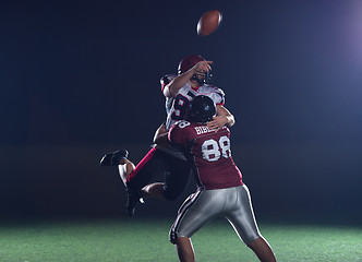 Image showing American football players in action