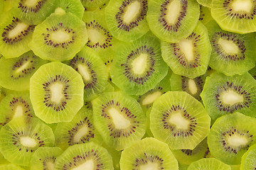 Image showing Fresh kiwi fruit background