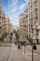 Image showing Stairs at Montmartre