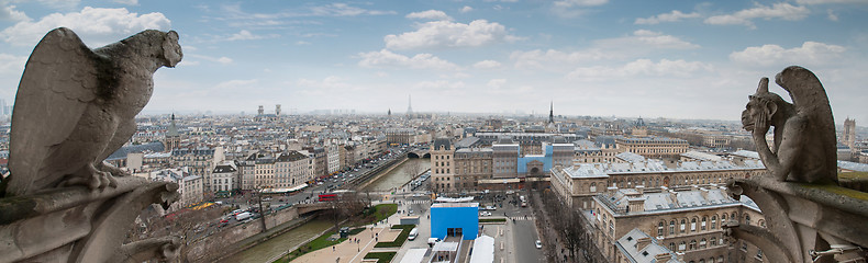 Image showing Chimera of the Cathedral Notre Dame de Paris