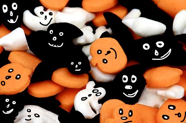 Image showing Halloween Candy Background