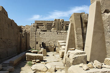 Image showing Ruins of Karnak Temple in Luxor, Egypt