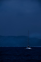 Image showing Night sailing