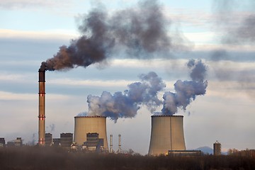 Image showing Power Plant Smoke