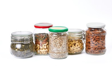 Image showing Mix of nuts and seeds