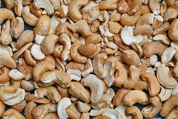 Image showing Cashews in a jar