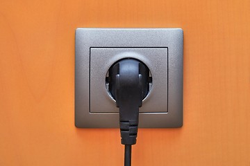 Image showing Electric Socket Closeup