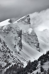 Image showing Mountains in the Alps