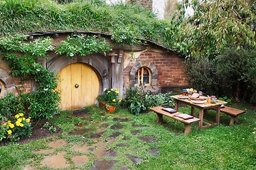 Image showing Hobbiton Movie Set