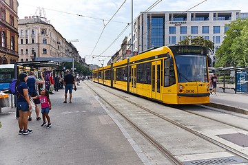 Image showing Tram line in Budapest