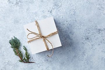 Image showing white gift box