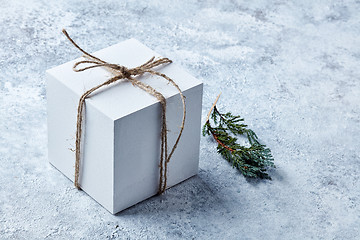 Image showing white gift box