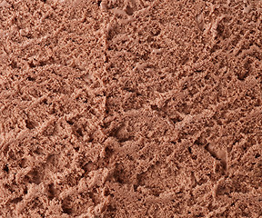 Image showing chocolate ice cream texture