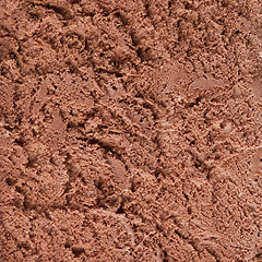 Image showing chocolate ice cream background