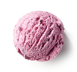 Image showing pink ice cream scoop