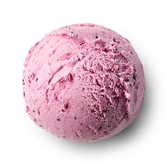Image showing pink ice cream scoop