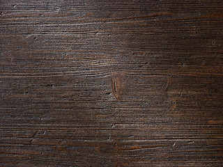 Image showing dark brown wood