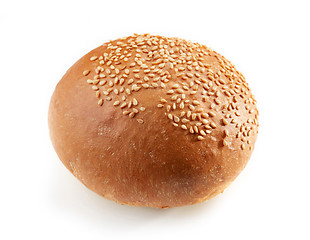 Image showing bread bun with sesame seeds