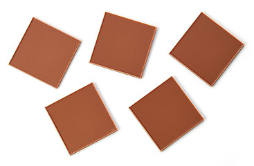 Image showing thin chocolate squares