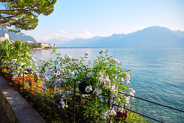 Image showing Geneva lake, Switzerland