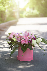 Image showing bouquet of different flowers