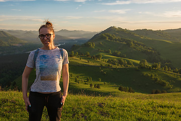 Image showing Woman in Altai mountain