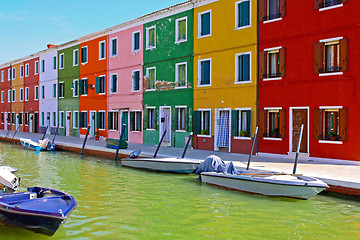 Image showing Canal Street Burano