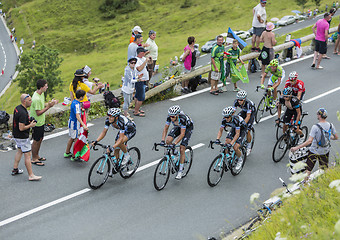 Image showing The Team Omega Pharma–Quick-Step - Tour de France 2014