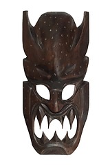 Image showing African mask on white