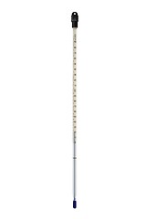 Image showing Glass thermometer on white
