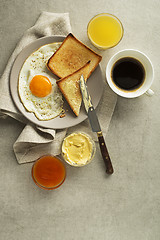 Image showing Breakfast healthy egg