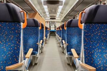 Image showing Passenger Train interior