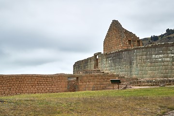 Image showing Ingapirca archeological ruins in Ecuador