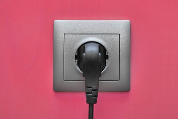 Image showing Electric Socket Closeup