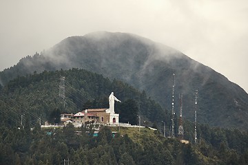 Image showing Cerro Guadalupe Hill in Bogota