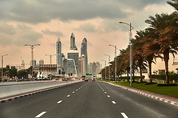 Image showing Driving in Dubai