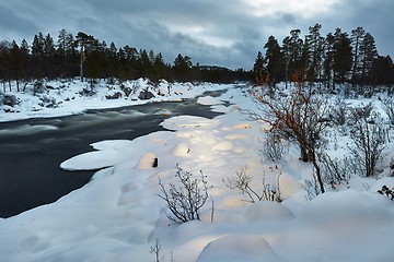 Image showing Winter River Flow