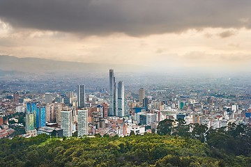 Image showing Bogota, Colombia cloudy day