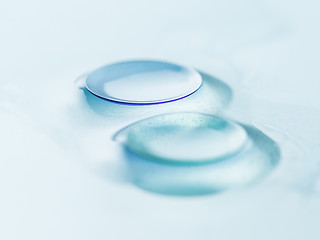 Image showing Hard contact lenses - rigid gas permeable contacts