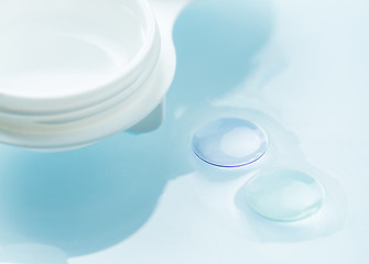 Image showing Hard contact lenses - rigid gas permeable contacts