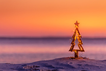 Image showing Coastal summer Christmas in Australia